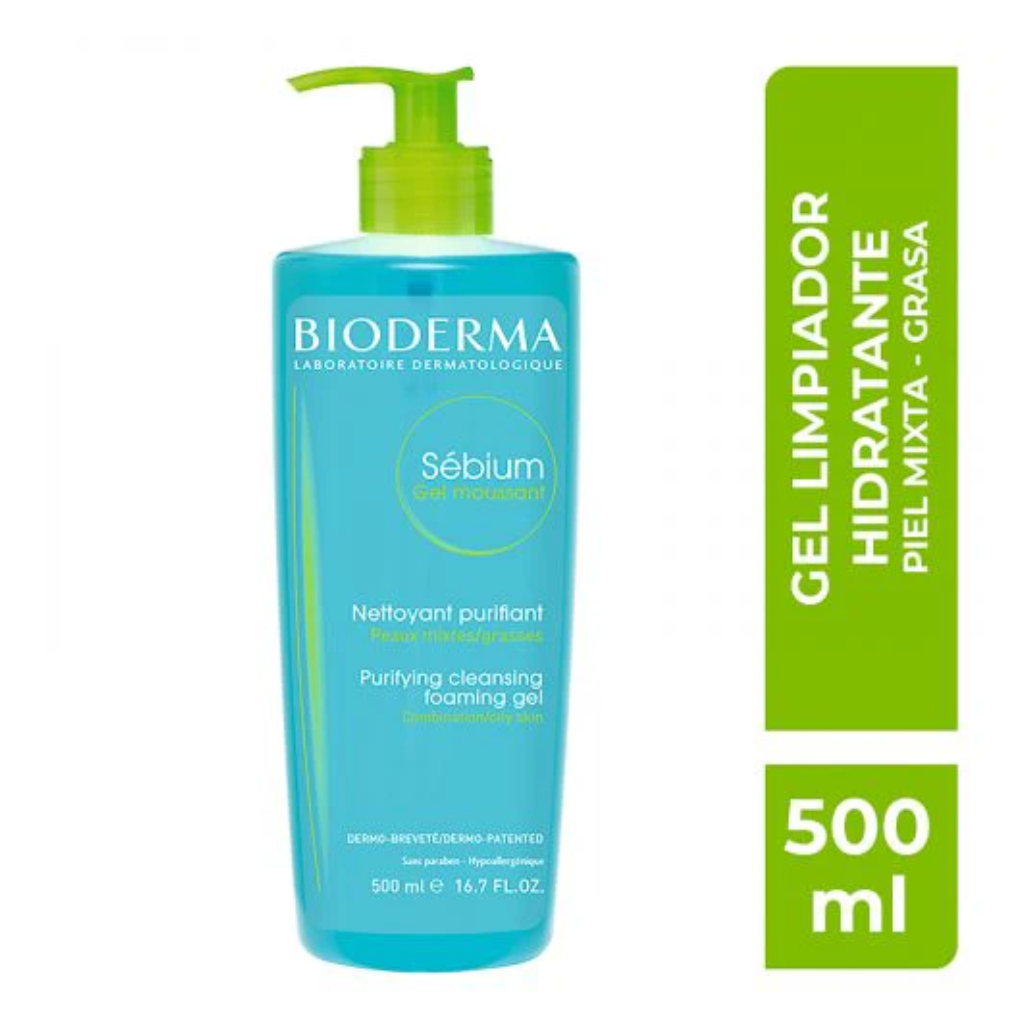 SEBIUM GEL MOUSSANT 500 ML.