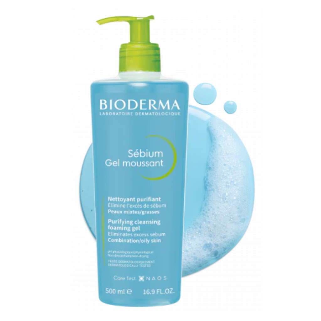 SEBIUM GEL MOUSSANT 500 ML.