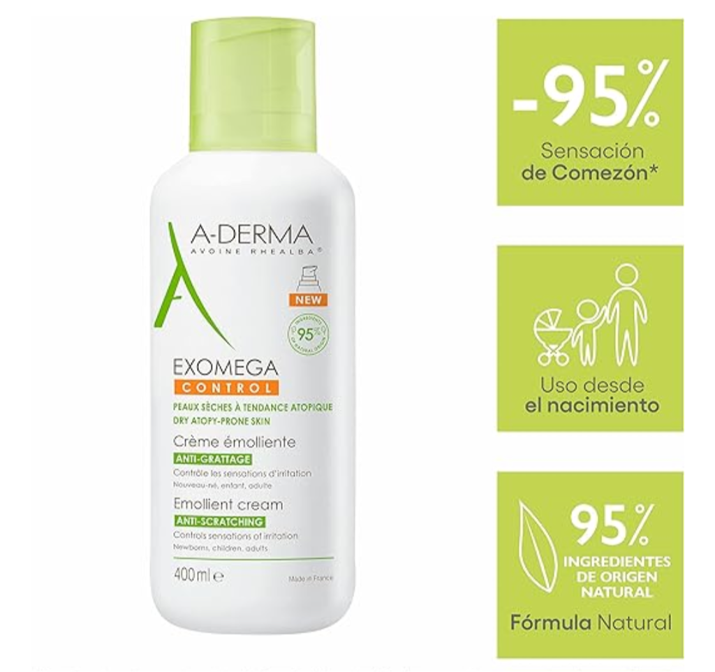 EXOMEGA CREMA CONTROL EMOLIENTE 400 ML.