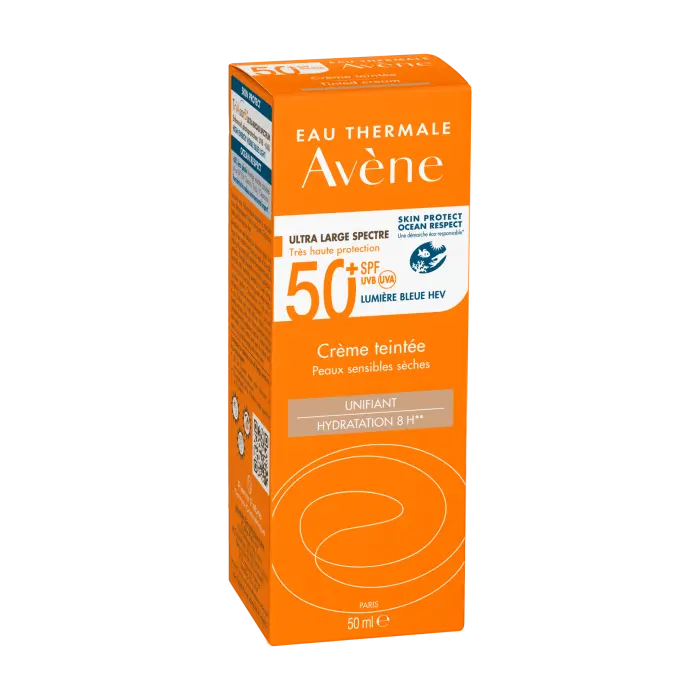 AVÉNE BLOQUEADOR FPS 50+ CREMA CON COLOR 50 ML.