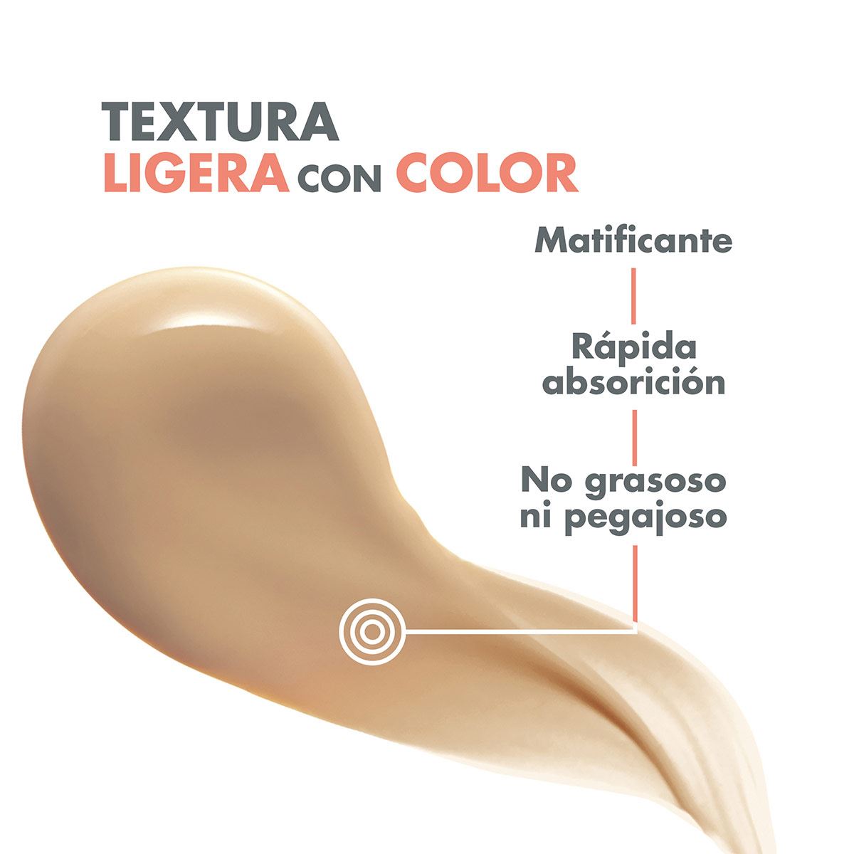 AVÉNE - MAT PERFECT FLUIDO CON COLOR FPS 50+ 50 ML.
