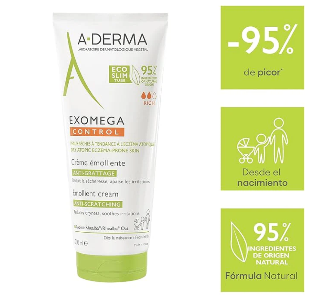 EXOMEGA CONTROL CREMA EMOLIENTE 200 ML.