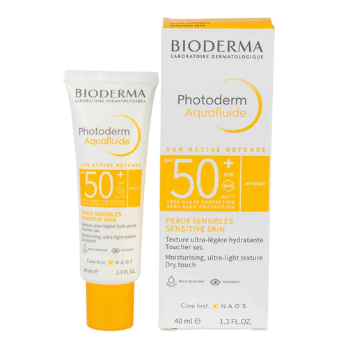 PHOTODERM AQUAFLUIDO FPS 50+ TOQUE SECO SIN COLOR 40 ML.