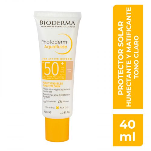 PHOTODERM AQUAFLUIDO FPS 50+ TOQUE SECO TONO CLARO 50+ 40ml