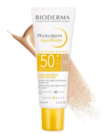 PHOTODERM AQUAFLUIDO FPS 50+ TOQUE SECO TONO CLARO 50+ 40ml