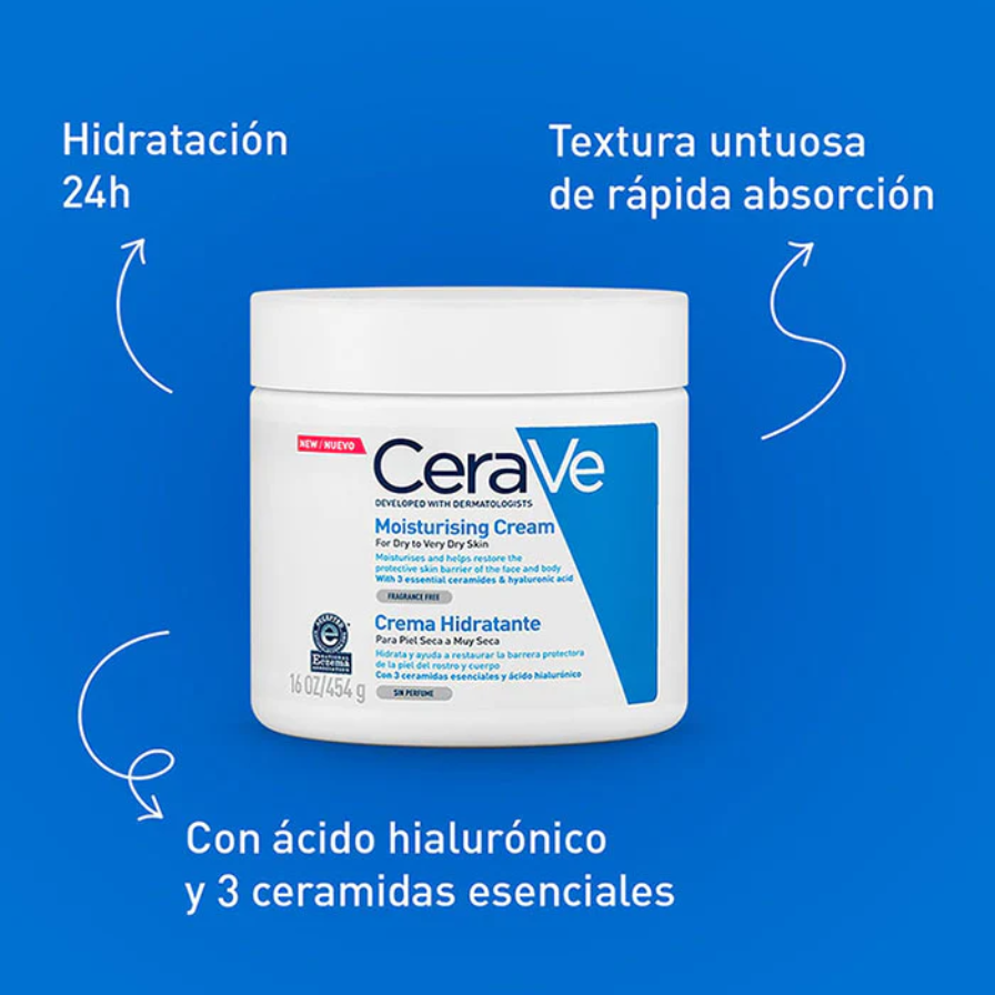 CREMA HIDRATANTE PIEL SECA A MUY SECA 454 GRS