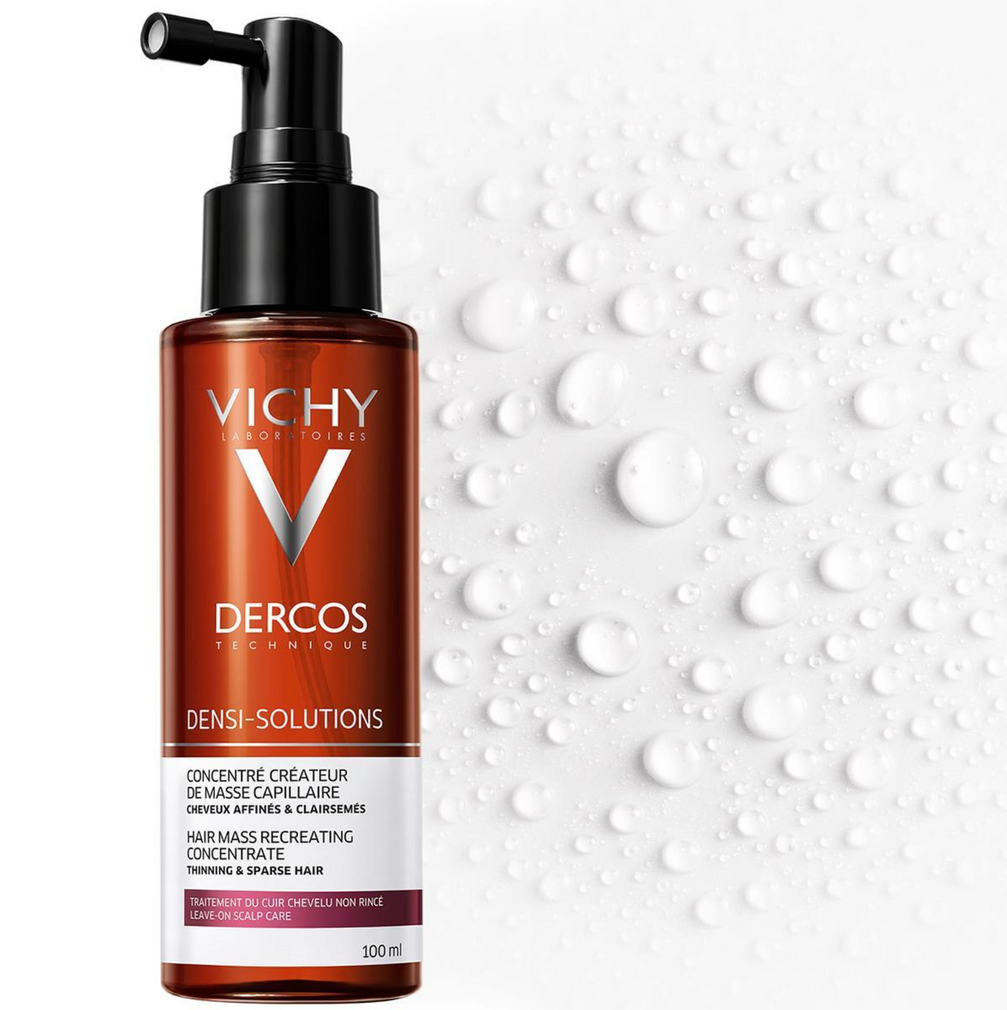 DERCOS DENSI-SOLUTIONS LOCIÓN CONCENTRADO REDENSIFICADOR DE MASA CAPILAR - CABELLO FINO Y ESCASO 100 ML.