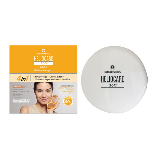 Heliocare 360Âș Oil-Free Compact Spf 50+ Bronze 10G