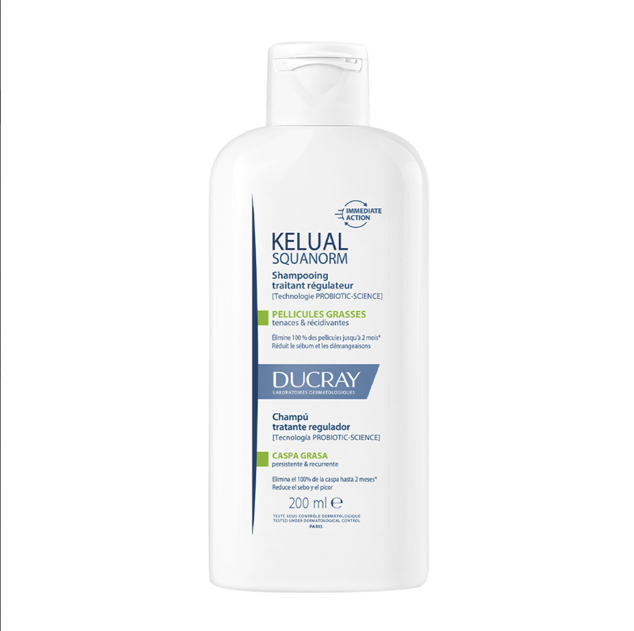 KELUAL SQUANORM SHAMPOO CASPA GRASA 200 ML.