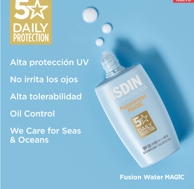 FOTOPROTECTOR ISDIN FUSION WATER MAGIC 50+ 50ML