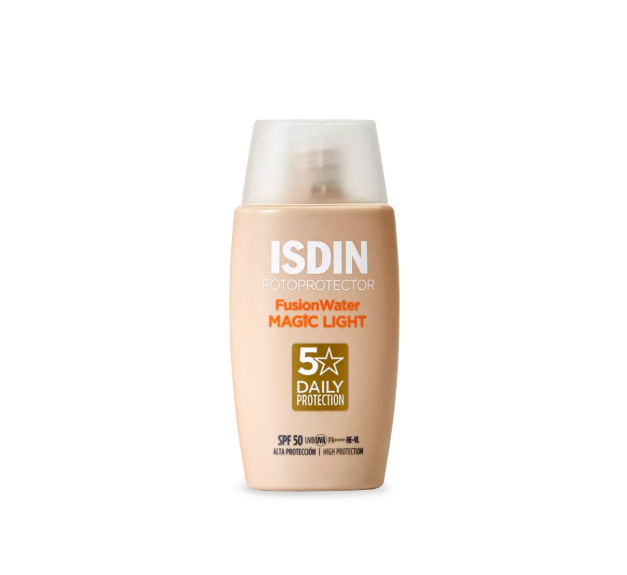 FOTOPROTECTOR ISDIN FUSION WATER LIGHT MAGIC 50+ 50ML
