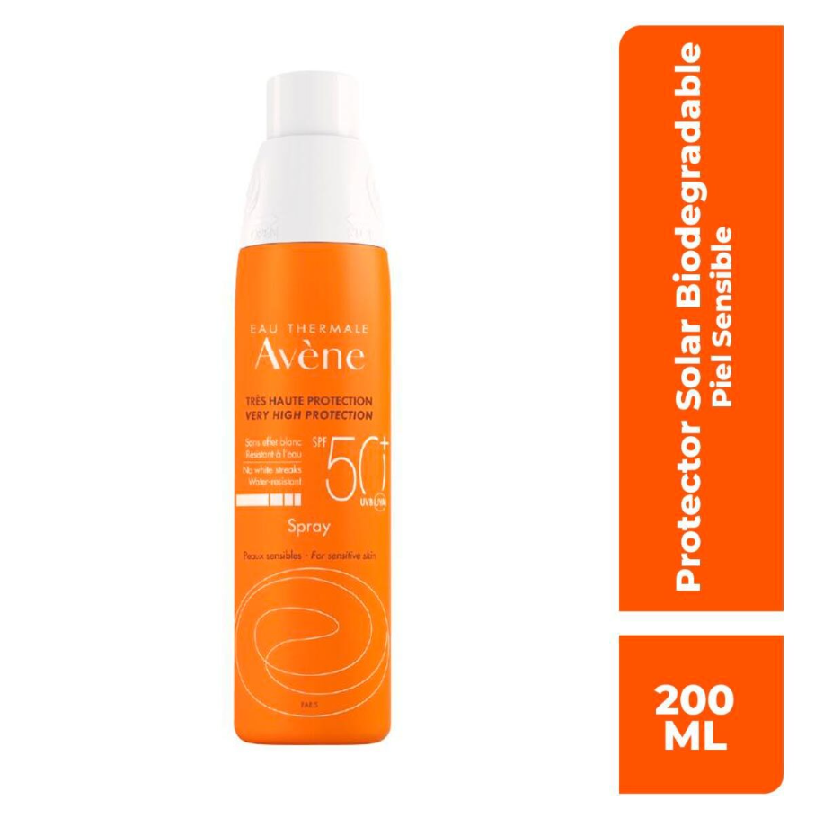 AVÉNE BLOQUEADOR CORPORAL FPS 50+ LECHE SPRAY 200 ML.