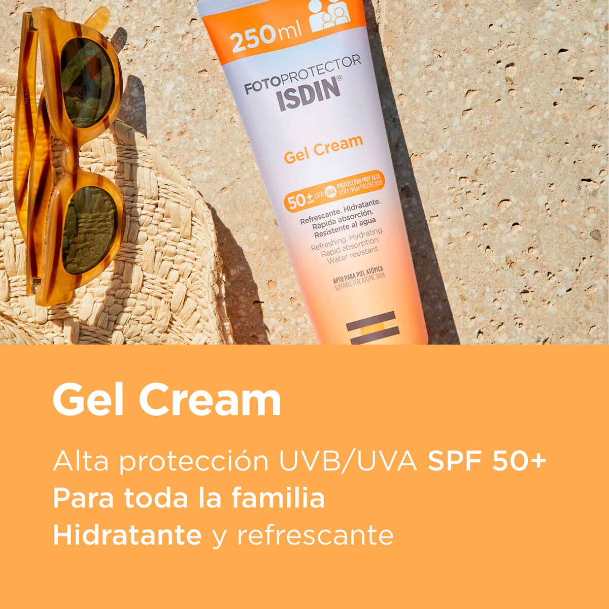FOTOPROTECTOR GEL-CREMA 50+ 250 ML.