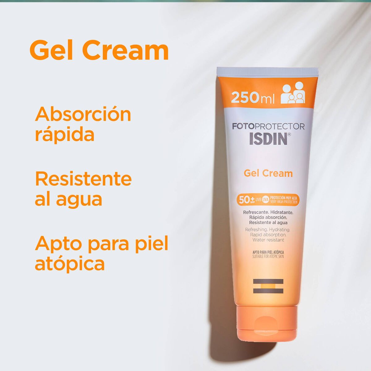 FOTOPROTECTOR GEL-CREMA 50+ 250 ML.