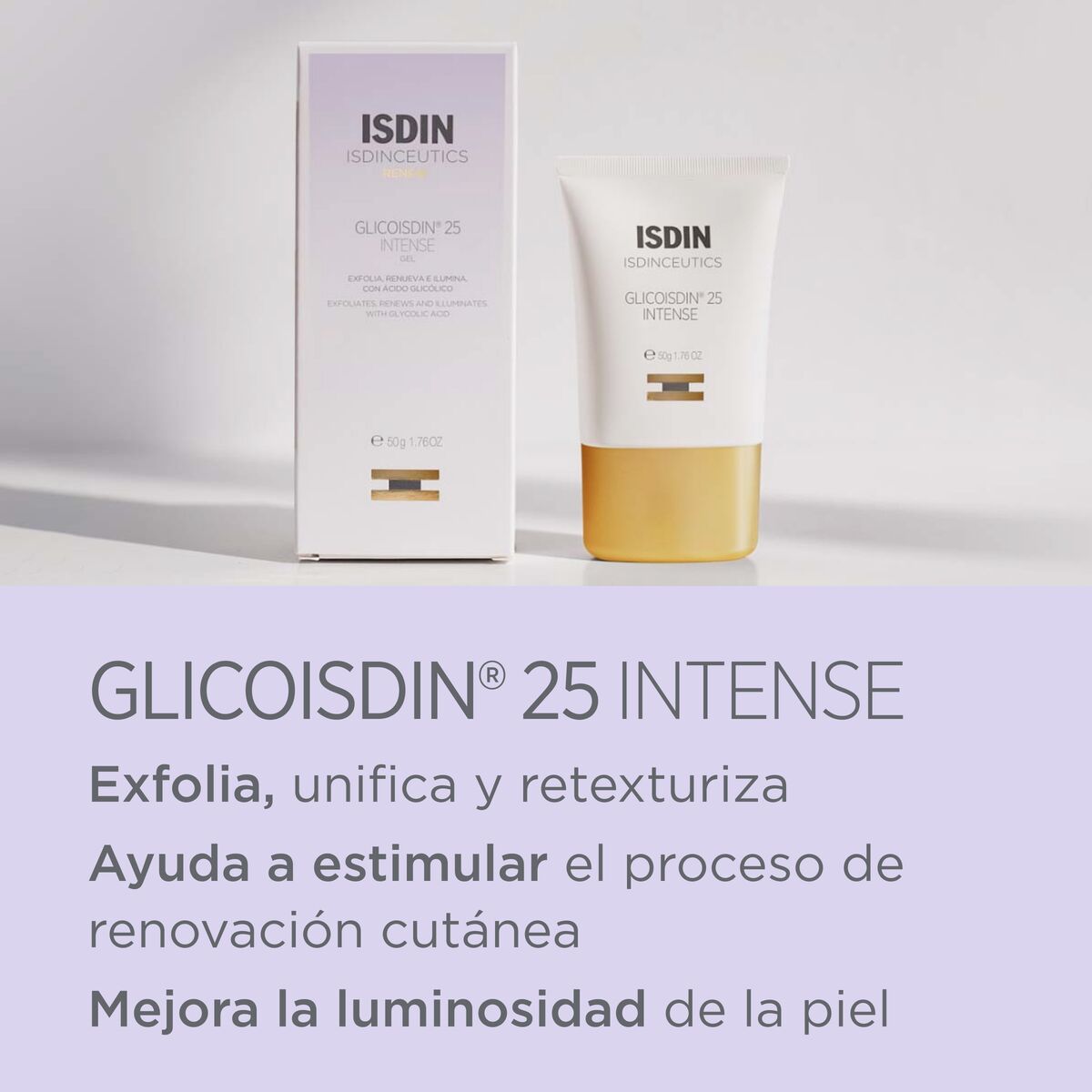 ISDINCEUTICS GLICOISDIN INTENSE GEL 25% 50 ML.