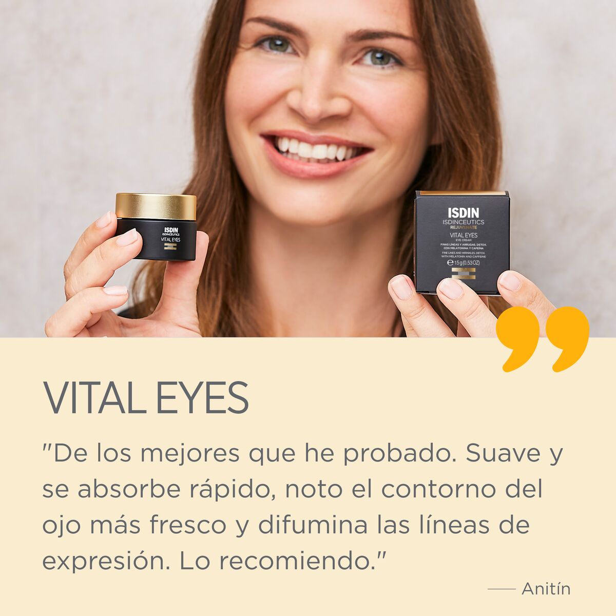 ISDINCEUTICS VITAL EYES CREMA 15 ML.