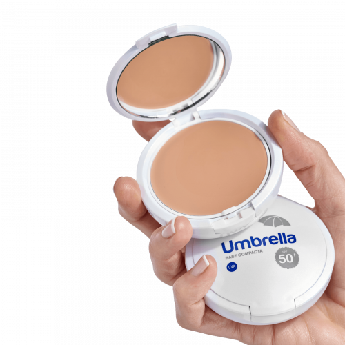 UMBRELLA BASE COMPACTA SPF 50+ #4 TONO DURAZNO 11 GR.