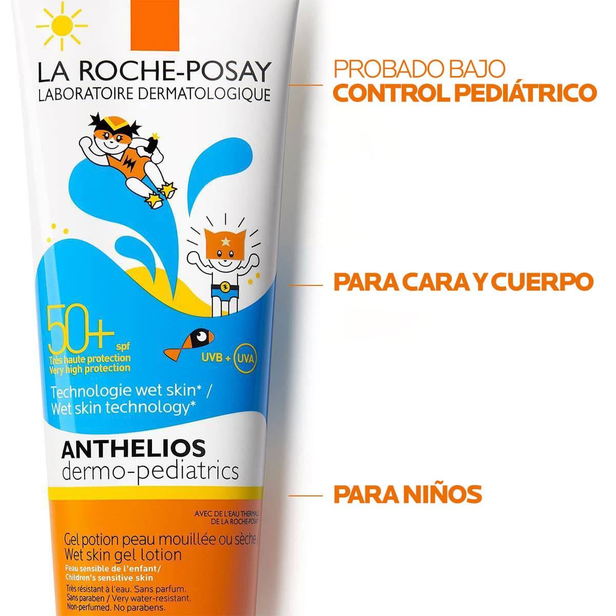 ANTHELIOS DERMO PEDIATRICO GEL CREMA 50+ 250 ML.