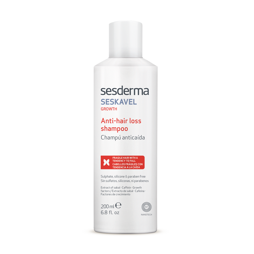 SESKAVEL SHAMPOO anticaída 200 ML.