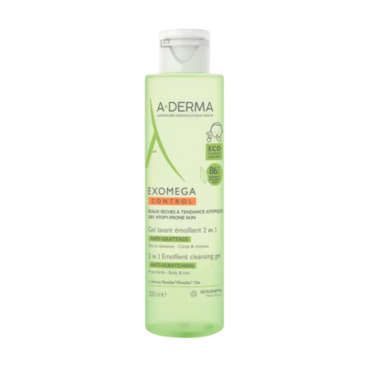 EXOMEGA GEL-MOUSSE DERMOLIMPIADOR BEBÉ  200 ML.