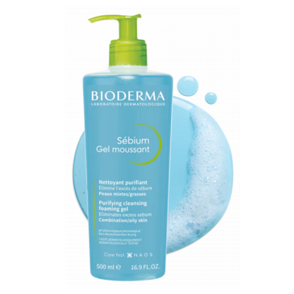 SEBIUM GEL MOUSSANT 500 ML.