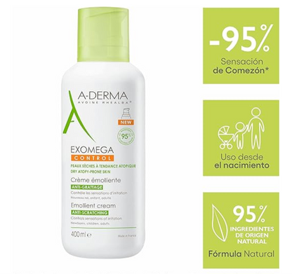 EXOMEGA CREMA CONTROL EMOLIENTE 400 ML.