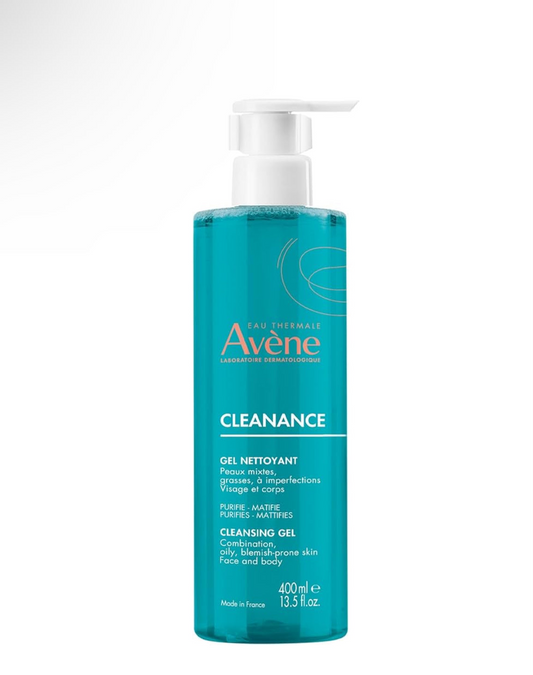 AVÉNE CLEANANCE GEL DERMOLIMPIADOR 400 ML.