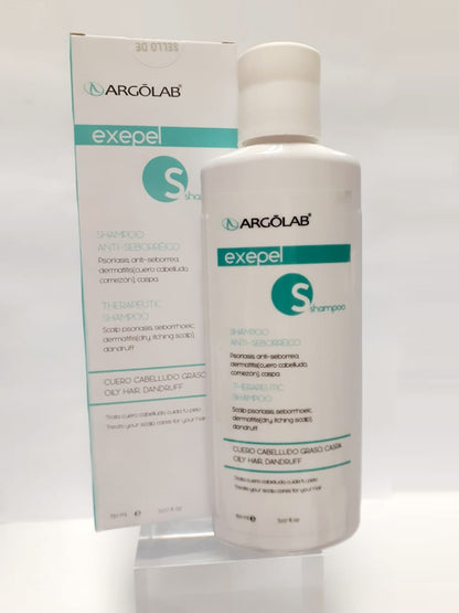EXEPEL SHAMPOO ANTISEBORREICO 135 ML.