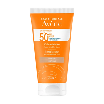 AVÉNE BLOQUEADOR FPS 50+ CREMA CON COLOR 50 ML.