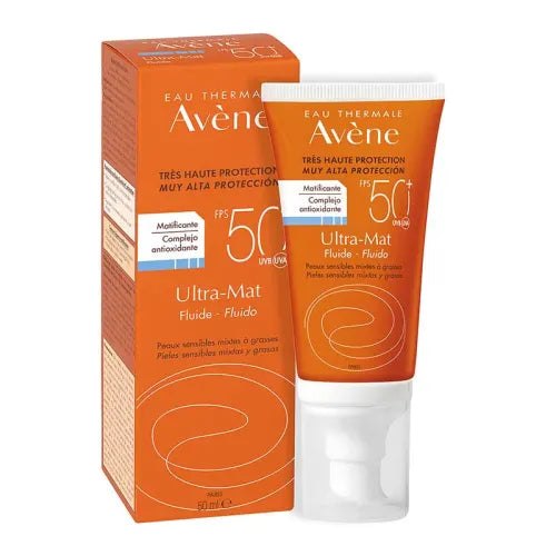 AVÉNE - ULTRA MAT FLUIDO FPS 50+ 50 ML.