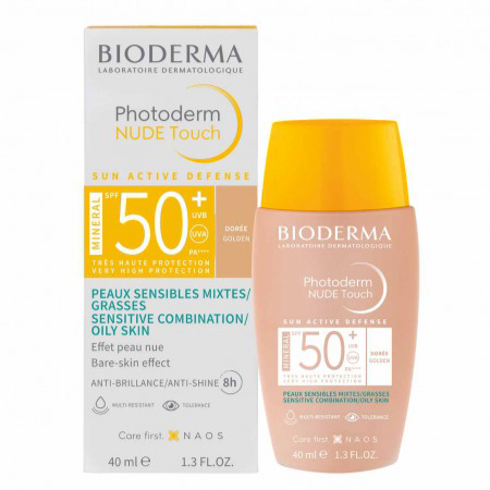 PHOTODERM NUDE TOUCH FPS 50+ TONO DORADO 40 ML.