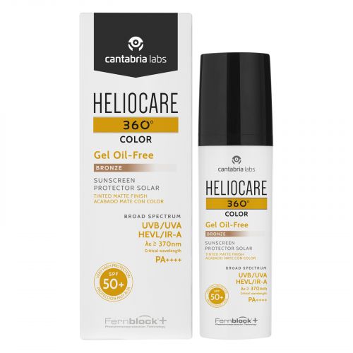 HELIOCARE 360 SPF 5O+ GEL OIL FREE  TONO BRONZE 50 ML.