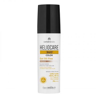 HELIOCARE 360 SPF 5O+ GEL OIL FREE  TONO BRONZE 50 ML.