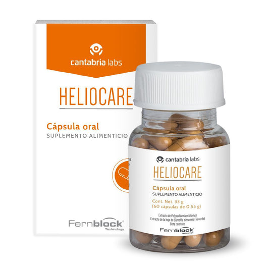 HELIOCARE SPF 50+ CÁPSULAS PROTECTOR SOLAR  ORAL 60 CAPSULAS.