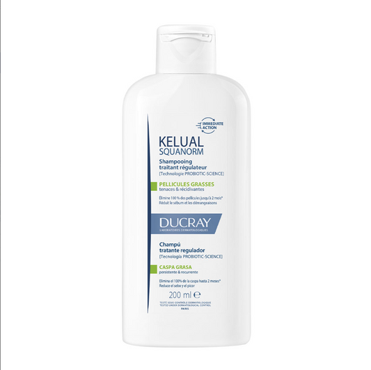 KELUAL SQUANORM SHAMPOO CASPA GRASA 200 ML.