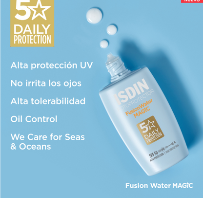 FOTOPROTECTOR ISDIN FUSION WATER MAGIC 50+ 50ML