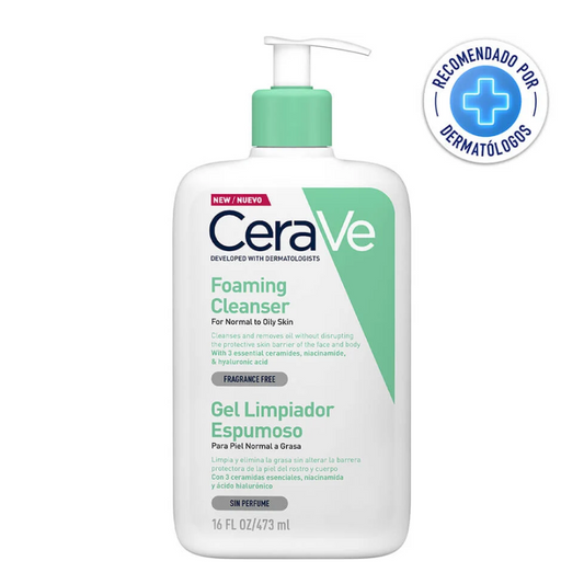 GEL LIMPIADOR  ESPUMOSO PIEL NORMAL A GRASA 473 ML.