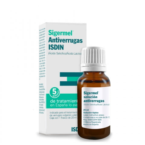 SIGERMEL SOLUCION ANTIVERRUGAS 20 ML.