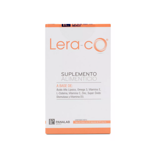 LERA-CO SUPLEMENTO ANTIOXIDANTE 30 CÁPSULAS.