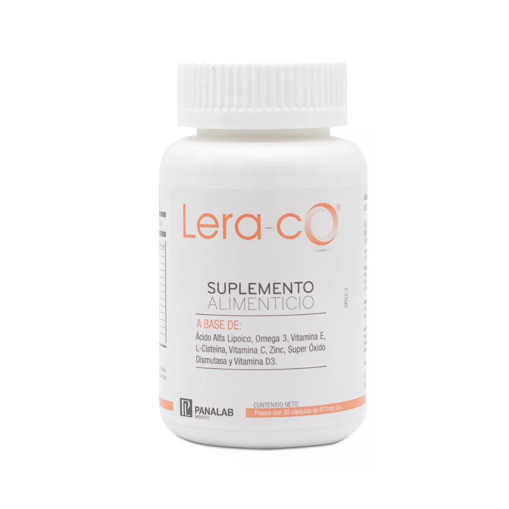 LERA-CO SUPLEMENTO ANTIOXIDANTE 30 CÁPSULAS.
