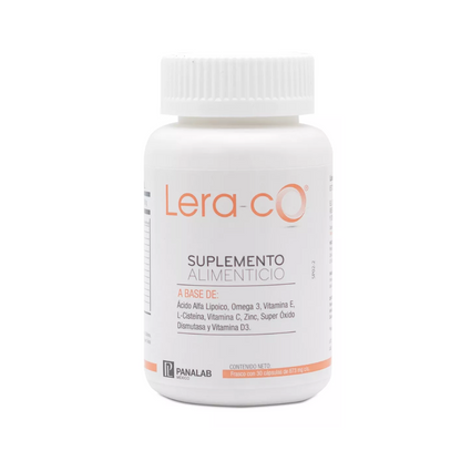LERA-CO SUPLEMENTO ANTIOXIDANTE 30 CÁPSULAS.