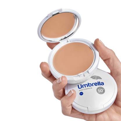 UMBRELLA BASE COMPACTA SPF 50+ #4 TONO DURAZNO 11 GR.