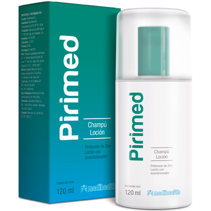 PIRIMED ANTICASPA SHAMPOO LOCIîN 120 ML.