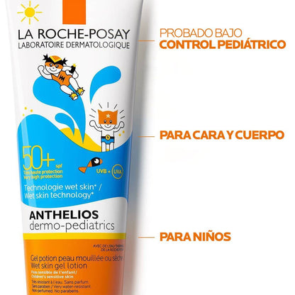 ANTHELIOS DERMO PEDIATRICO GEL CREMA 50+ 250 ML.