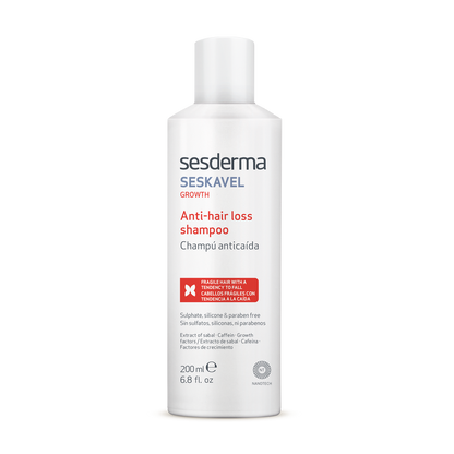 SESKAVEL SHAMPOO anticaída 200 ML.