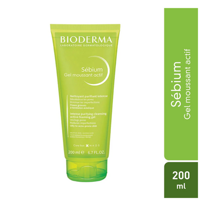 SEBIUM GEL MOUSSANT ACTIF 200 ML.